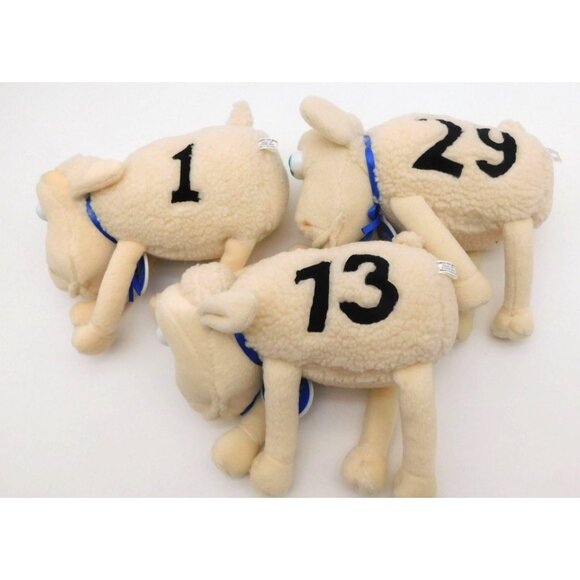 3 Vintage Curto Toy Serta Counting Sheep Plush Lot with Tags 1 13 29 Advertising - Picture 8 of 9